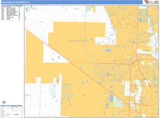 Palm Beach Gardens Digital Map Basic Style